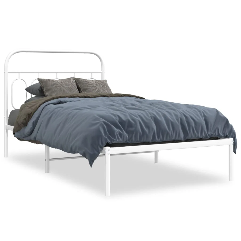 Winston Porter Metal Bed Frame With Headboard - Image 3